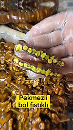 Üzüm Pekmezli Antep Fıstıklı Sucuk 500 GR